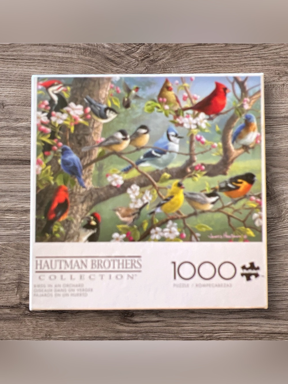 Hautman Brothers Collection Birds In An Orchard Puzzle 1000